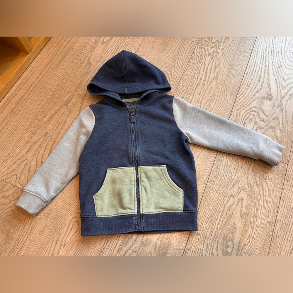 Cat & Jack Kids' Navy and Gray Hoodie.  Size 3T